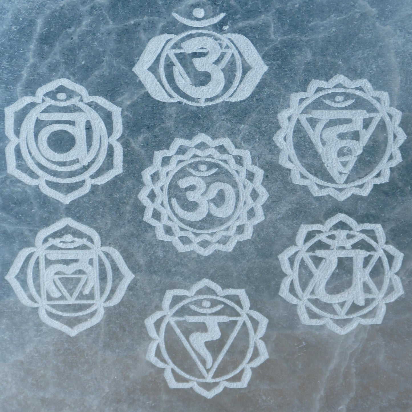 Szelenit négyzet csakra 9-10cm