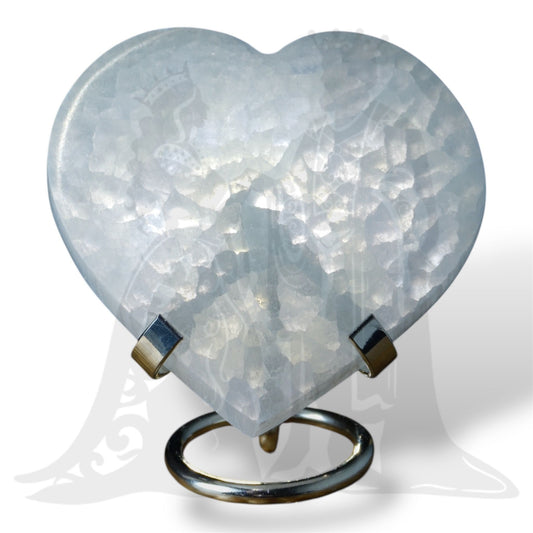 Szelenit szív lapos 10cm