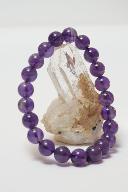 Jeremiel Ark Angyal-Ametiszt Ásvány Karkötő