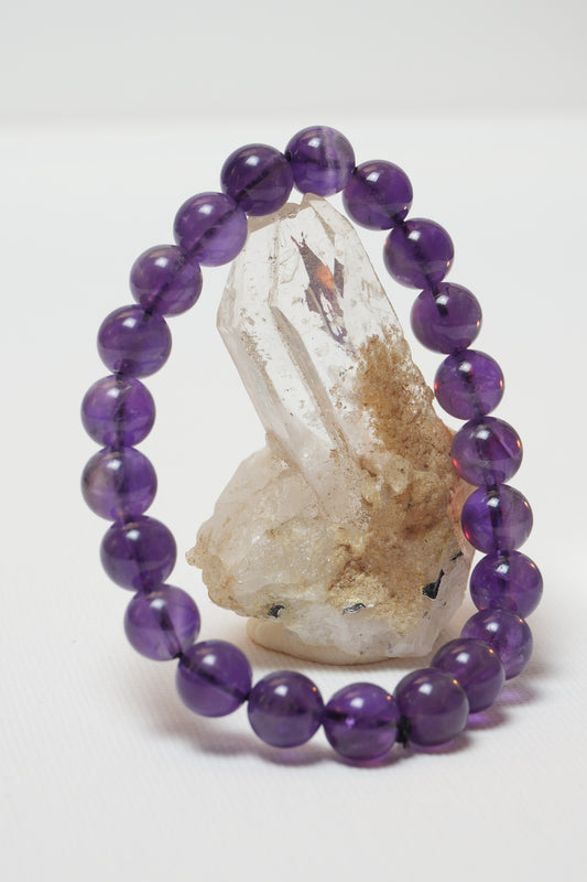 Jeremiel Ark Angyal-Ametiszt Ásvány Karkötő