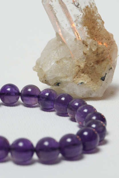 Jeremiel Ark Angyal-Ametiszt Ásvány Karkötő