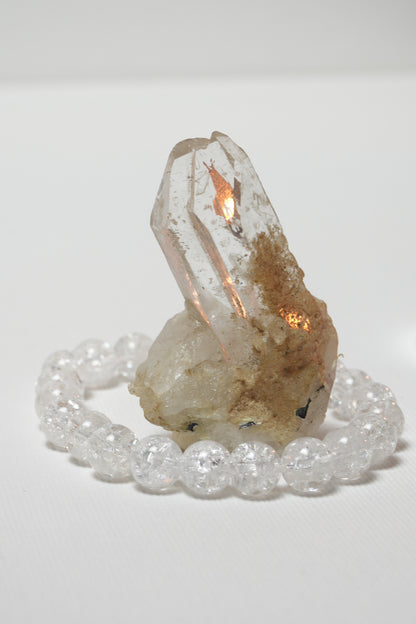 Mihály Ark Angyal-Hegyikristály Ásvány Karkötő