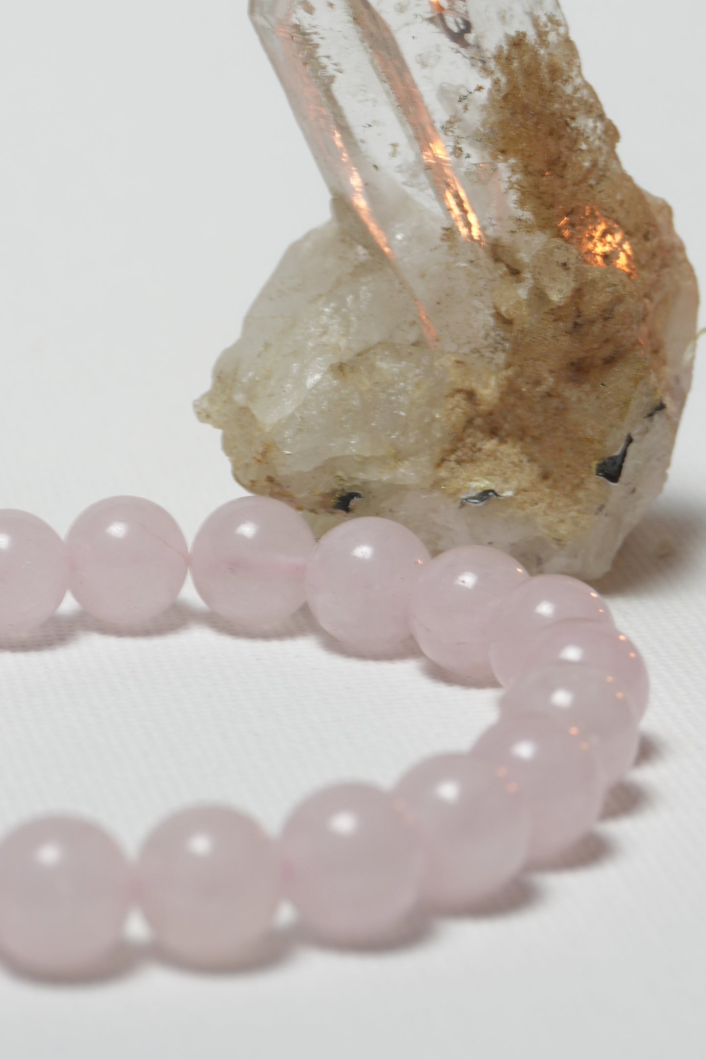 Muriel Ark Angyal-Rózsakvarc Ásvány Karkötő