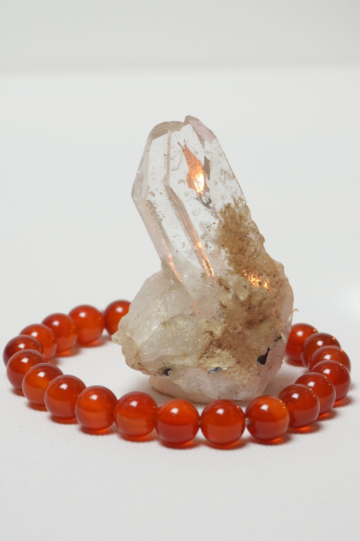 Uriel Ark Angyal-Karneol Ásvány Karkötő