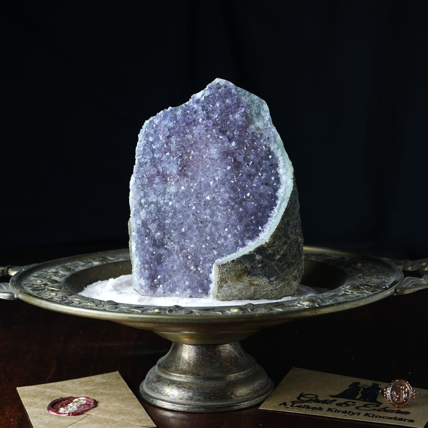 Ametiszt drúza álló 1010g (URY) (FIX)