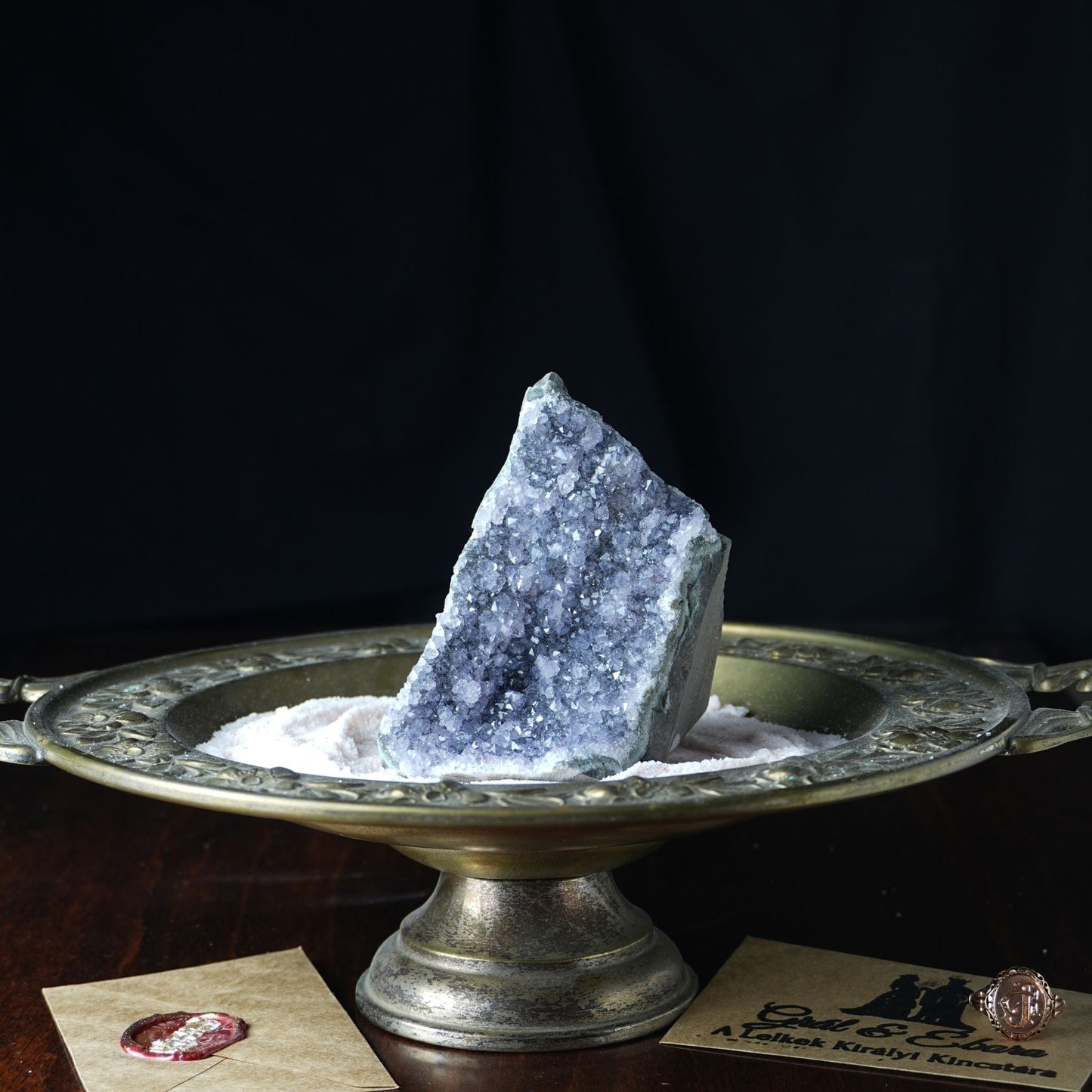 Ametiszt drúza álló 366g (URY) (FIX)