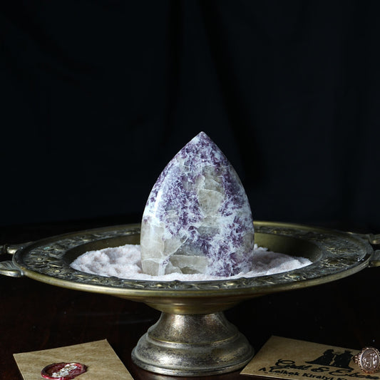 Dóm Lepidolit A (MDG) 335g 10-11 cm