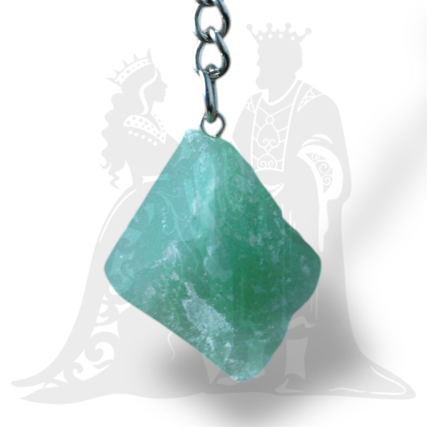 Natúr aventurin kulcstartó