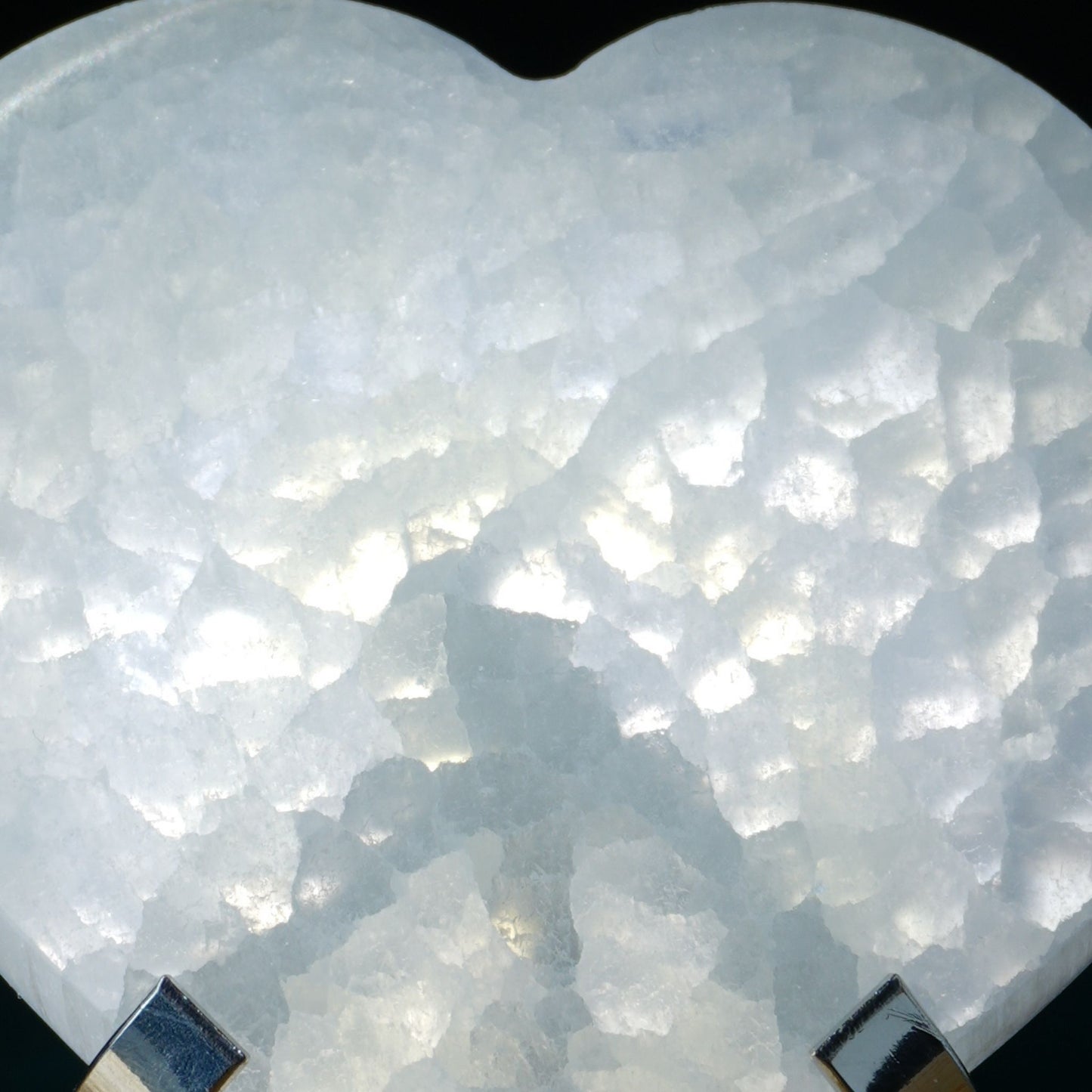 Szelenit szív lapos 10cm