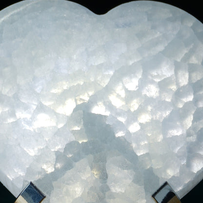 Szelenit szív lapos 10cm