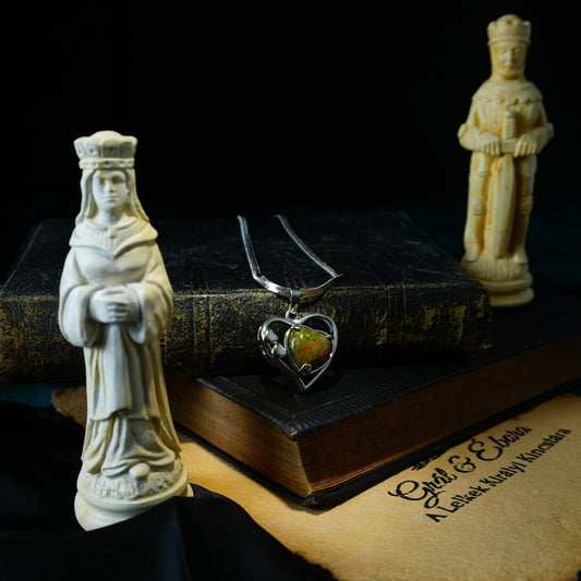 Szív medál fémmel Unakit 2,5x2,5cm